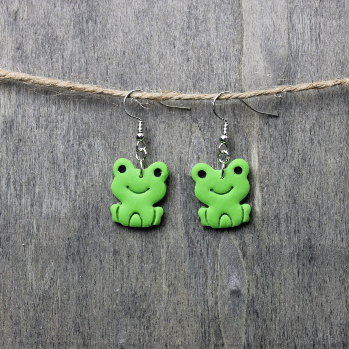 Lucky Frog Earrings