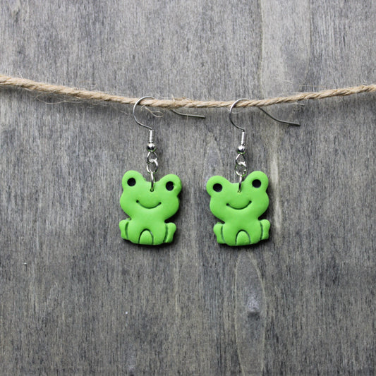 Lucky Frog Earrings