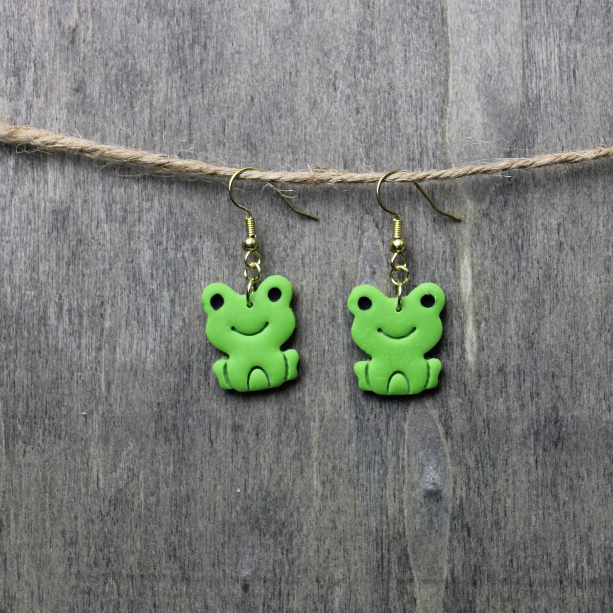 Lucky Frog Earrings