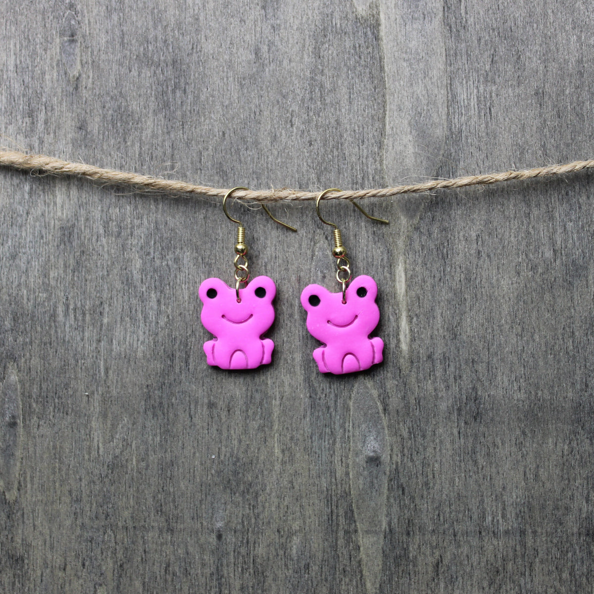 Lucky Frog Earrings