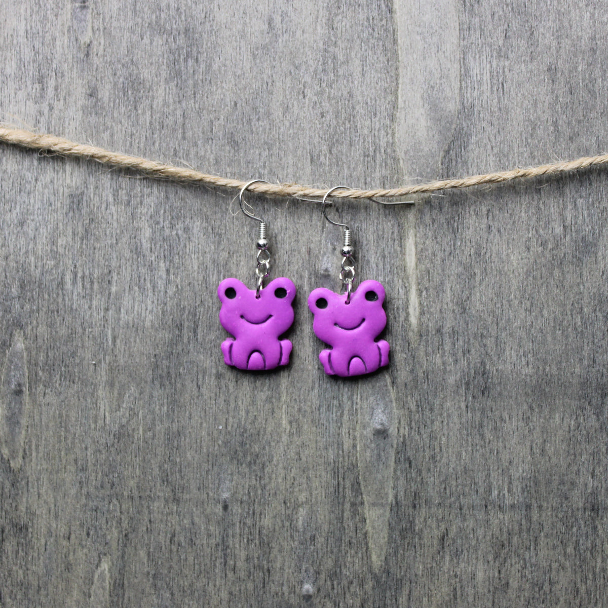 Lucky Frog Earrings