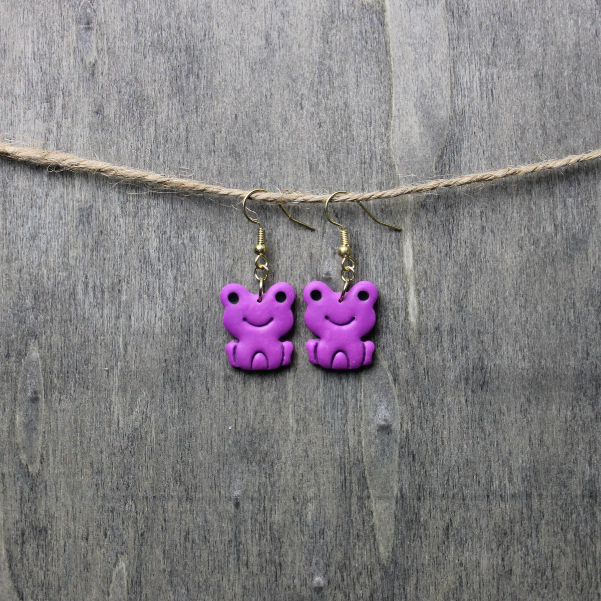 Lucky Frog Earrings