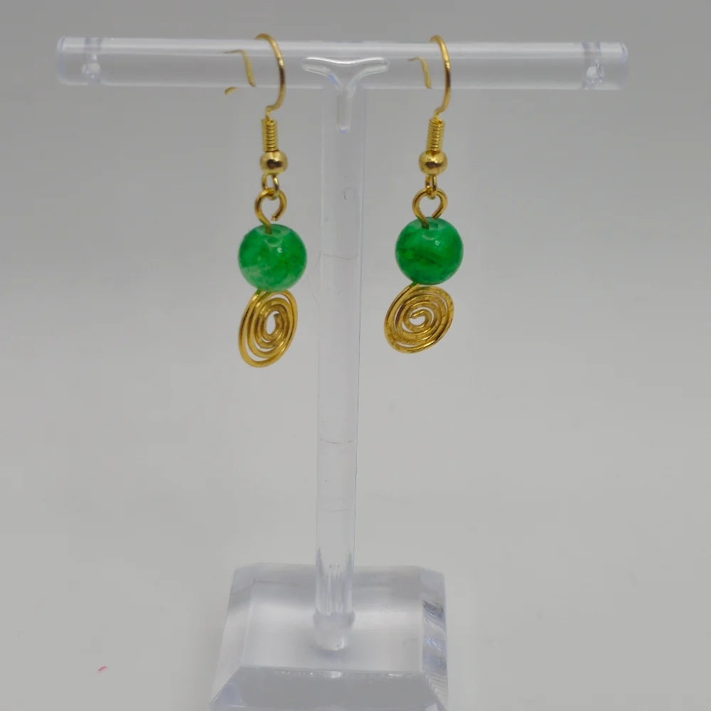 Gold Dragoncoil Earrings