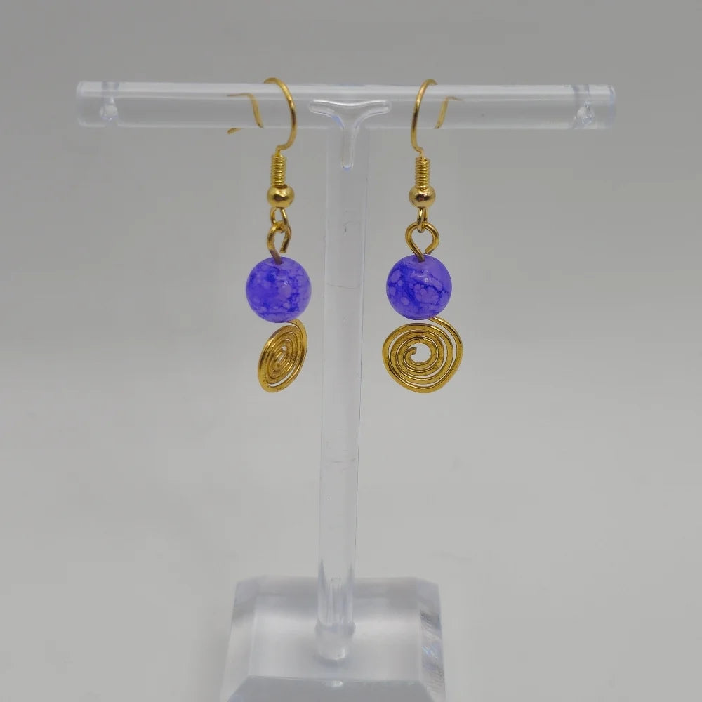 Gold Dragoncoil Earrings
