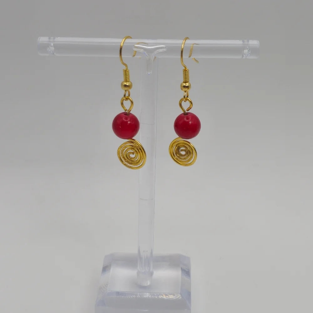 Gold Dragoncoil Earrings