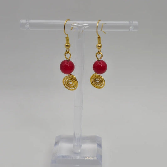 Gold Dragoncoil Earrings