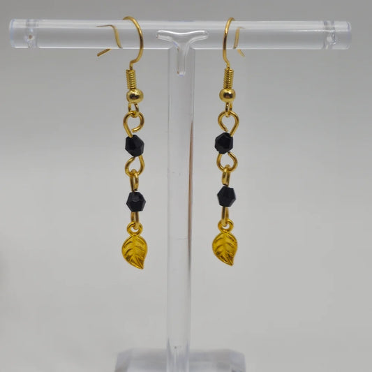 Gold Leafwhisper Earrings