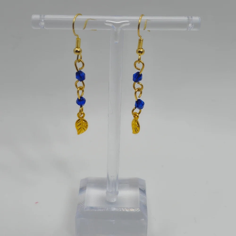 Gold Leafwhisper Earrings