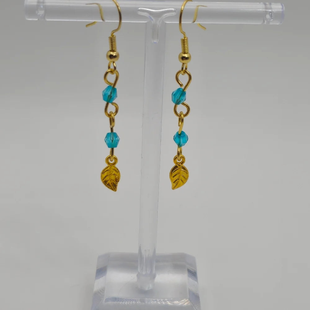 Gold Leafwhisper Earrings