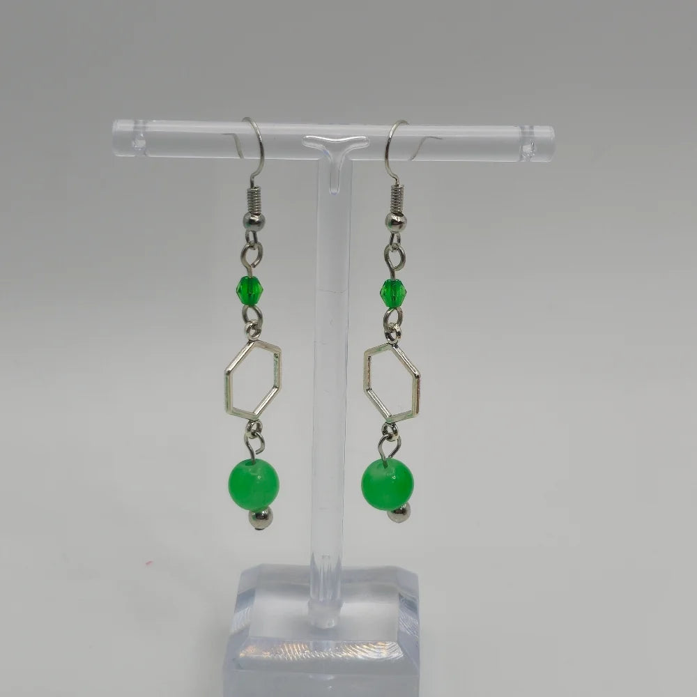 Shield Block Earrings