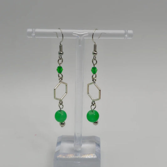 Shield Block Earrings