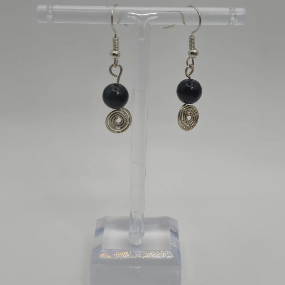 Silver Dragoncoil Earrings