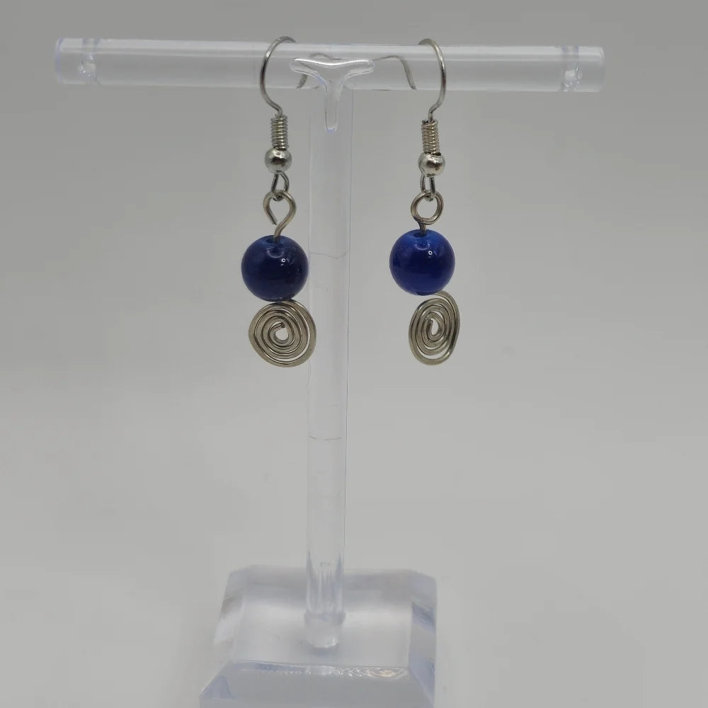 Silver Dragoncoil Earrings