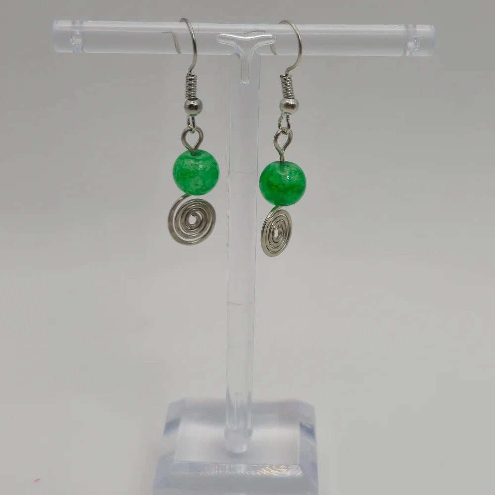 Silver Dragoncoil Earrings