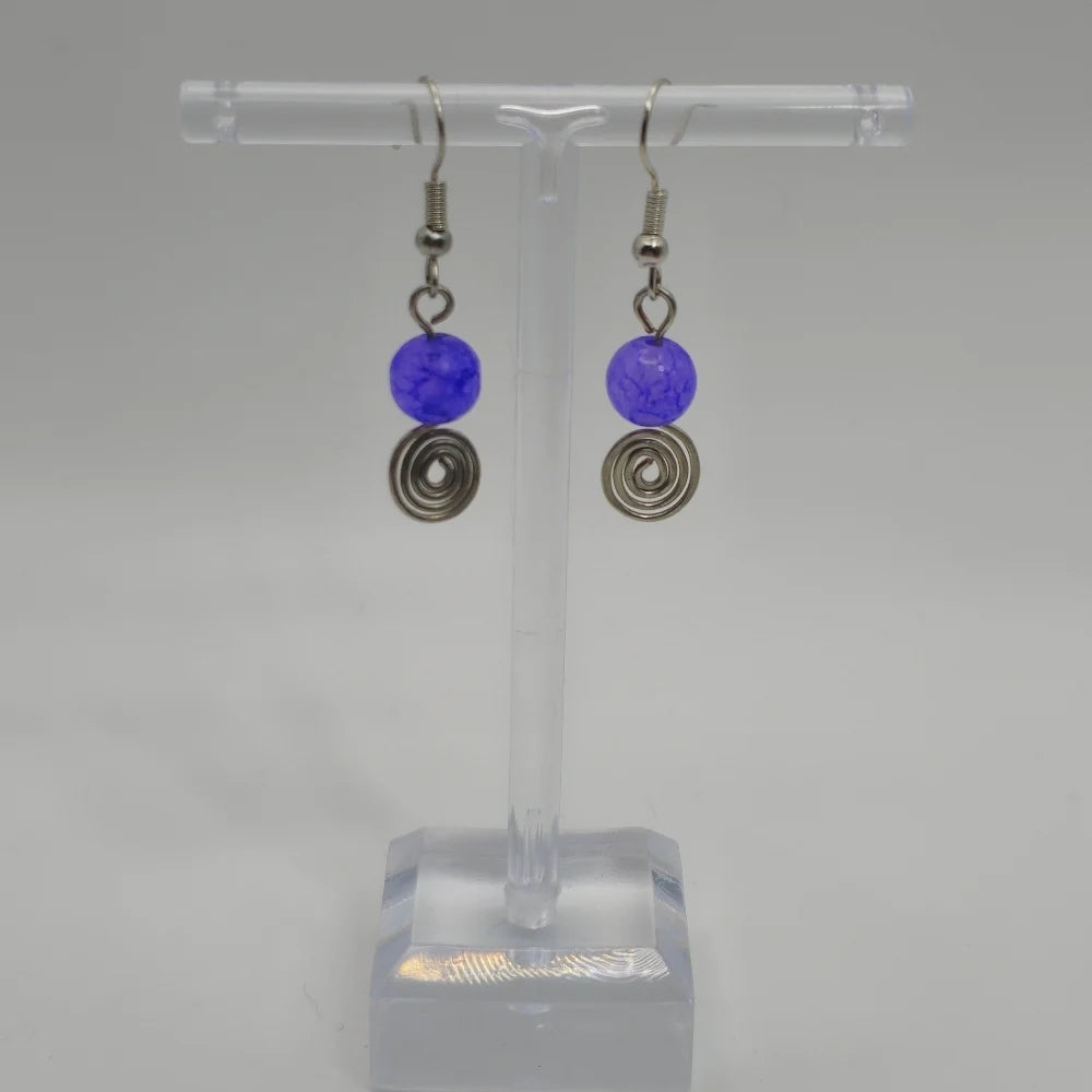 Silver Dragoncoil Earrings