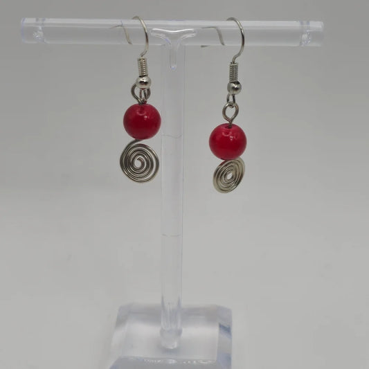 Silver Dragoncoil Earrings